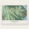Theodosia, Missouri map print, the full design