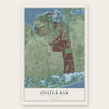 Oyster Bay, New York map print, the full design