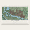 Vancouver, Washington map print, the full design
