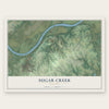 Sugar Creek, Missouri map print, the full design