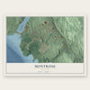 Montrose, New York map print, the full design