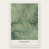 Seligman, Missouri map print, the full design