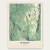 Walden, Vermont map print, the full design