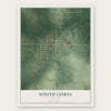 South Gorin, Missouri map print, the full design