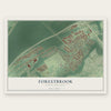 Forestbrook, South Carolina map print, the full design