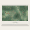 Scooba, Mississippi map print, the full design