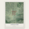 Atkins Park, Georgia map print, the full design