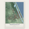 Ormond Beach, Florida map print, the full design