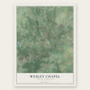 Wesley Chapel, North Carolina map print, the full design