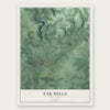 Far Hills, New Jersey map print, the full design