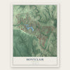 Montclair, Virginia map print, the full design