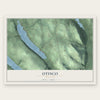 Otisco, New York map print, the full design
