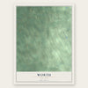 Worth, New York map print, the full design