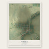 Viola, Tennessee map print, the full design