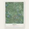Holly, Oakland County, Michigan map print, the full design