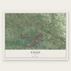 Eagle, Idaho map print, the full design