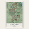 Warr Acres, Oklahoma map print, the full design