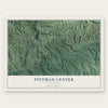 Pittman Center, Tennessee map print, the full design