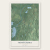 Montezuma, New York map print, the full design