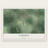 Garfield, Minnesota map print, the full design