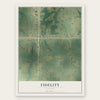 Fidelity, Missouri map print, the full design