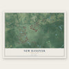 New Hanover, New Jersey map print, the full design