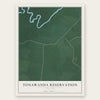 Tonawanda Reservation, New York map print, the full design
