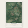 Cheswold, Delaware map print, the full design