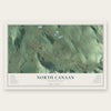 North Canaan, Connecticut map print, the full design