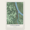 Catlettsburg, Kentucky map print, the full design