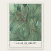 Village of Liberty, New York map print, the full design