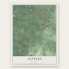 Antwerp, Michigan map print, the full design