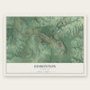 Edmonton, Kentucky map print, the full design