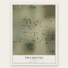 Two Buttes, Colorado map print, the full design