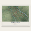 Maringouin, Louisiana map print, the full design
