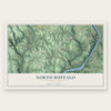 North Buffalo, Pennsylvania map print, the full design
