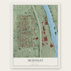 McKinley, Minneapolis, Minnesota map print, the full design