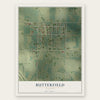 Butterfield, Missouri map print, the full design