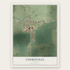 Cooksville, Illinois map print, the full design
