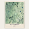Sunderland, Vermont map print, the full design