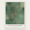 Fairgrove, Michigan map print, the full design