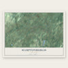 Hamptonburgh, New York map print, the full design