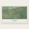 Vilonia, Arkansas map print, the full design