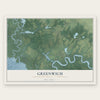 Greenwich, Cumberland County, New Jersey map print, the full design