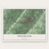 Sweetwater, Tennessee map print, the full design