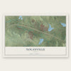 Nolanville, Texas map print, the full design