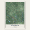 Schroeppel, New York map print, the full design