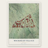 Buckhead Village, Georgia map print, the full design