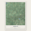 Adrian, Lenawee County, Michigan map print, the full design