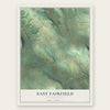 East Fairfield, Pennsylvania map print, the full design